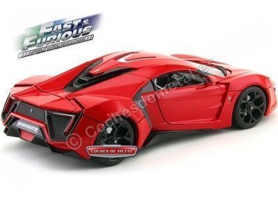 Cochesdemetal.es 2014 Lykan HyperSport "Fast and Furious VII" Glossy Red 1:18 Jada Toys 64018 2