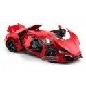 Cochesdemetal.es 2014 Lykan HyperSport "Fast and Furious VII" Glossy Red 1:18 Jada Toys 64018