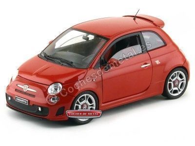 Cochesdemetal.es 2011 Fiat Abarth Rojo 1:18 Motor Max 79168