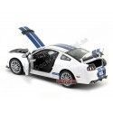 Cochesdemetal.es 2013 Ford Shelby GT500 Blanco-Azul Metalizado Shelby Collectibles 394