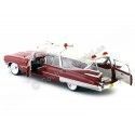 Cochesdemetal.es 1959 Cadillac Ambulancia Red and White 1:18 GreenLight Precision Collection PC18001
