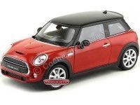 2016 New Mini Cooper S Hatchback Review Red/Black 1:18 Welly 18050