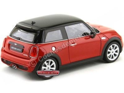 Cochesdememetal.es 2016 Nouveau Mini Cooper S Hatchback Review Red-Black 1:18 Welly 18050 2