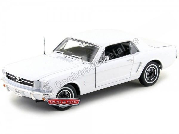 Cochesdemetal.es 1964 Ford Mustang 1-2 Coupé Blanco 1:18 Welly 12519