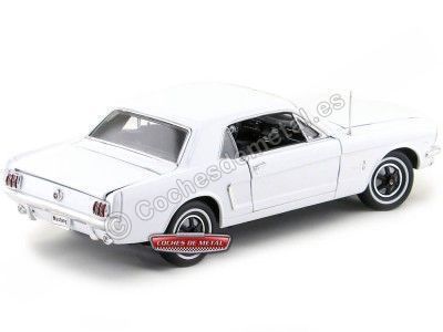 Cochesdemetal.es 1964 Ford Mustang 1-2 Coupé Blanco 1:18 Welly 12519 2