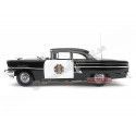 Cochesdemetal.es 1956 Mercury Montclair Hard Top Police Car Black-White 1:18 Sun Star 5146