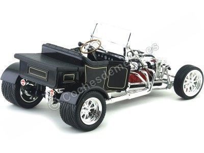 Cochesdemetal.es 1923 Ford Model T Bucket Negro Metalizado 1:18 Road Signature 92828 2