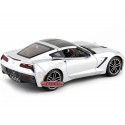 Cochesdemetal.es 2014 Chevrolet Corvette Stingray Z51 Gris 1:18 Maisto Exclusive 38132