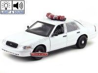 2001 Ford Crown Victoria Interceptor "Con Luz y Sonido" 1:18 Greenlight 12921