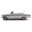 Cochesdemetal.es 1963 Chevrolet Nova Open Convertible Satin Silver 1:18 Sun Star 3976