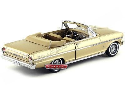 Cochesdemetal.es 1963 Chevrolet Nova Open Cabriolet Saddle Tan 1:18 Sun Star 3975 2