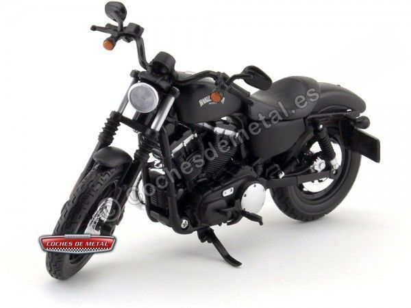 Cochesdemetal.es 2014 Harley-Davidson Sportster Iron 883 Negra 1:12 Maisto 32326