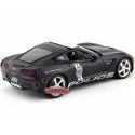 Cochesdemetal.es 2014 Chevrolet Corvette C7 Stingray Police Car Negro Mate 1:18 Maisto Premiere 36212