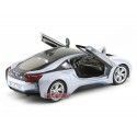 Cochesdemetal.es 2014 BMW i8 eDrive Ionic Silver 1:18 Paragon Models 97081