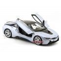 Cochesdemetal.es 2014 BMW i8 eDrive Ionic Silver 1:18 Paragon Models 97081