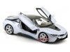 Cochesdemetal.es 2014 BMW i8 eDrive Ionic Silver 1:18 Paragon Models 97081