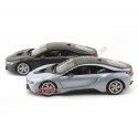 Cochesdemetal.es 2014 BMW i8 eDrive Ionic Silver 1:18 Paragon Models 97081