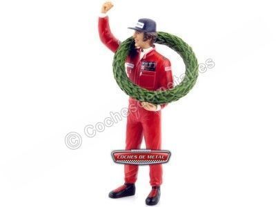 Cochesdemetal.es 1977 Figura de Resina Mario Andretti Winner GP Francia 1:18 True Scale TSM13AC01