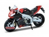 2009 Aprilia RSV 4 Factory Bile Roja/Negro 1:18 Welly 12833