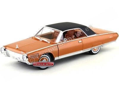 Cochesdemetal.es 1963 Chrysler Turbine Copper Orange 1:18 Lucky Diecast 92448