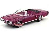 1970 Dodge Coronet R-T Convertible Purple 1:18 Lucky Diecast 92548