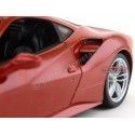 Cochesdemetal.es 2015 Ferrari 488 GTB Cereza Red 1:18 Bburago 16008