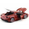 Cochesdemetal.es 2015 Ferrari 488 GTB Cereza Red 1:18 Bburago 16008