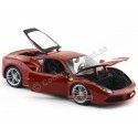 Cochesdemetal.es 2015 Ferrari 488 GTB Cereza Red 1:18 Bburago 16008