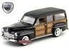 Cochesdemetal.es 1948 Ford Super Deluxe Woody Estate Wagon Black 1:18 Lucky Diecast 20028