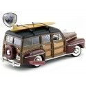 Cochesdemetal.es 1948 Ford Super Deluxe Woody Estate Wagon Red 1:18 Lucky Diecast 20028