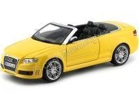 2007 Audi RS4 V8 4.2 FSI Cabriolet Amarillo 1:18 Maisto 31147