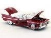 Cochesdemetal.es 1961 Chrysler Imperial Crown Convertible Granate 1:18 Lucky Diecast 20138