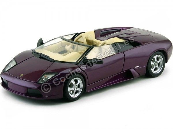 2001 Lamborghini Murcielago Roadster Violeta 1:18 Maisto 31636 Cochesdemetal 1 - Coches de Metal 