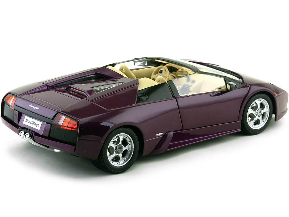 2001 Lamborghini Murcielago Roadster Violeta 1:18 Maisto 31636