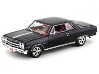 1965 Chevrolet Chevelle Z-16 Malibu SS396 Negro 1:18 Auto World AMM1061