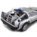 Cochesdemetal.es 1989 DeLorean DMC 12 "Regreso al Futuro II" 1:18 Hot Wheels CMC98
