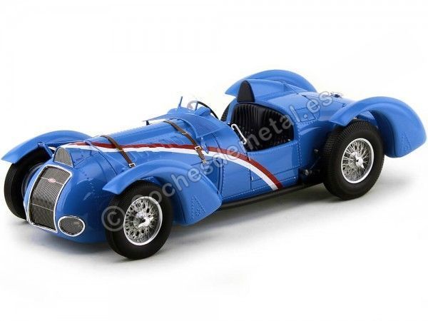 Cochesdemetal.es 1937 Delahaye Type 145 V-12 Grand Prix Ligh Blue 1:18 Minichamps 107116100