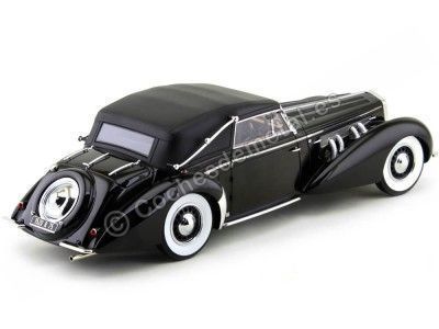 1939 Delage D8-120 Cabriolet Metallic Black 1:18 Minichamps 107115131 Cochesdemetal.es 2