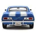 Cochesdemetal.es 1968 Chevrolet Camaro Z28 Azul-Blanco 1:18 Welly 12553