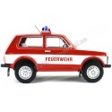 CARSDEMETAL.ES 1976 LADA NIVA FEUREDWEHR Firefighters Red-Blanco 1:18 MC Group 18006