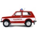 CARSDEMETAL.ES 1976 LADA NIVA FEUREDWEHR Firefighters Red-Blanco 1:18 MC Group 18006