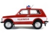 CARSDEMETAL.ES 1976 LADA NIVA FEUREDWEHR Firefighters Red-Blanco 1:18 MC Group 18006