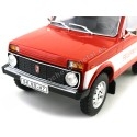 CARSDEMETAL.ES 1976 LADA NIVA FEUREDWEHR Firefighters Red-Blanco 1:18 MC Group 18006