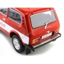 CARSDEMETAL.ES 1976 LADA NIVA FEUREDWEHR Firefighters Red-Blanco 1:18 MC Group 18006