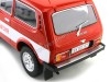 CARSDEMETAL.ES 1976 LADA NIVA FEUREDWEHR Firefighters Red-Blanco 1:18 MC Group 18006