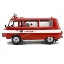 Cochesdemetal.es 1965 Barkas B 1000 Feurewehr Mini Bus Bomberos 1:18 MC Group 18010