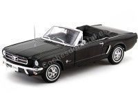 1964 Ford Mustang 1-2 Cabrio Negro 1:18 Welly 12519