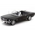 Cochesdemetal.es 1964 Ford Mustang 1-2 Cabrio Negro 1:18 Welly 12519