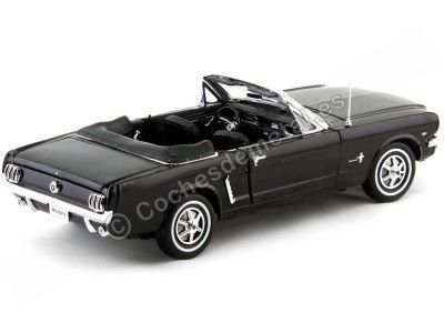 Cochesdemetal.es 1964 Ford Mustang 1-2 Cabrio Negro 1:18 Welly 12519 2