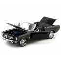 Cochesdemetal.es 1964 Ford Mustang 1-2 Cabrio Negro 1:18 Welly 12519